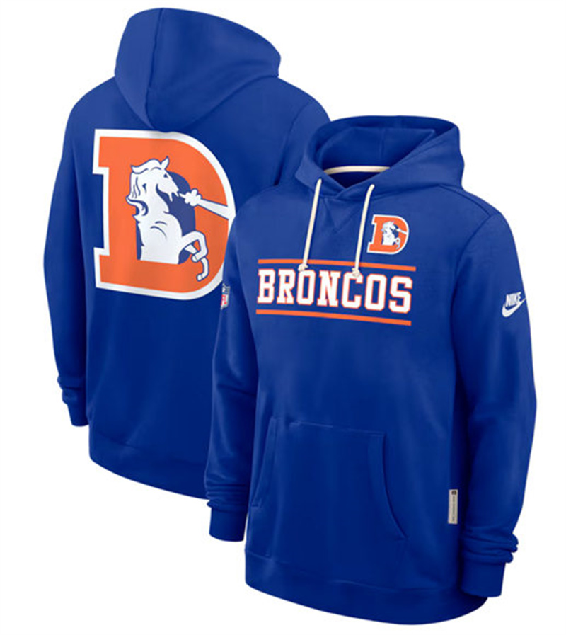 Men's Denver Broncos Royal Hoodie